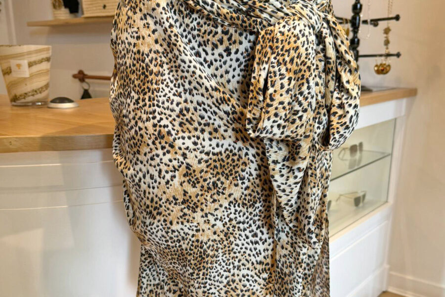 Jupe Celine motif léopard