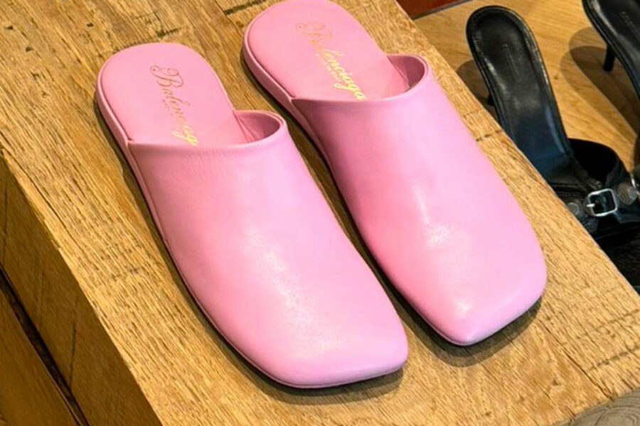 Mules rose Balenciaga